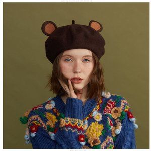 Designer Painter Hat | 100% Handmade Wool Felt